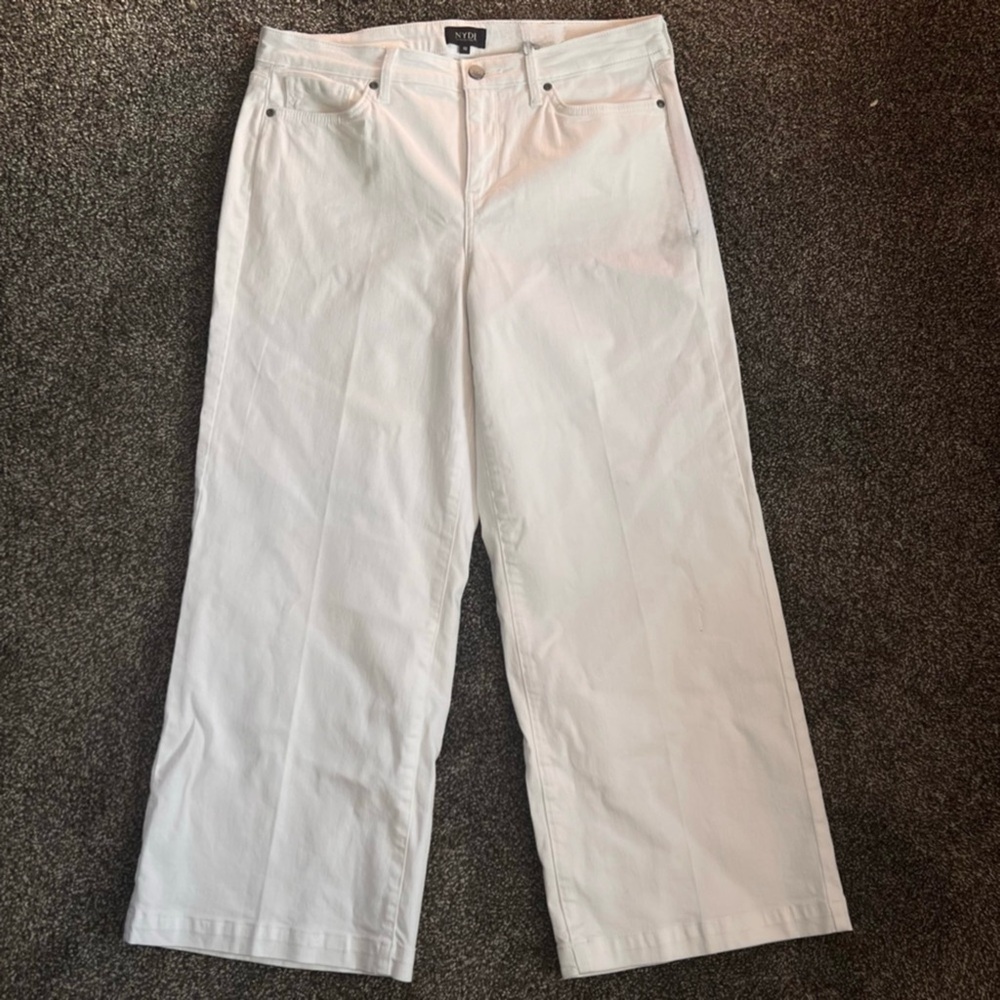 NYDJ Women's White Ankle & Cropped Jeans